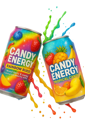 Candy Energy Cans